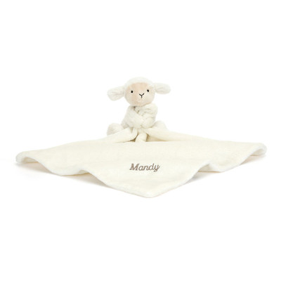 Personalised Bashful Lamb Soother